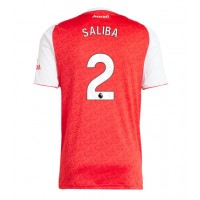 Stroje piłkarskie Arsenal William Saliba #2 Koszulka Podstawowej 2025-26 Krótki Rękaw